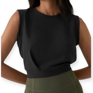 Halara Patitoff Flow Pet Hair Resistant Sleeveless Cropped Yoga Tank NWT